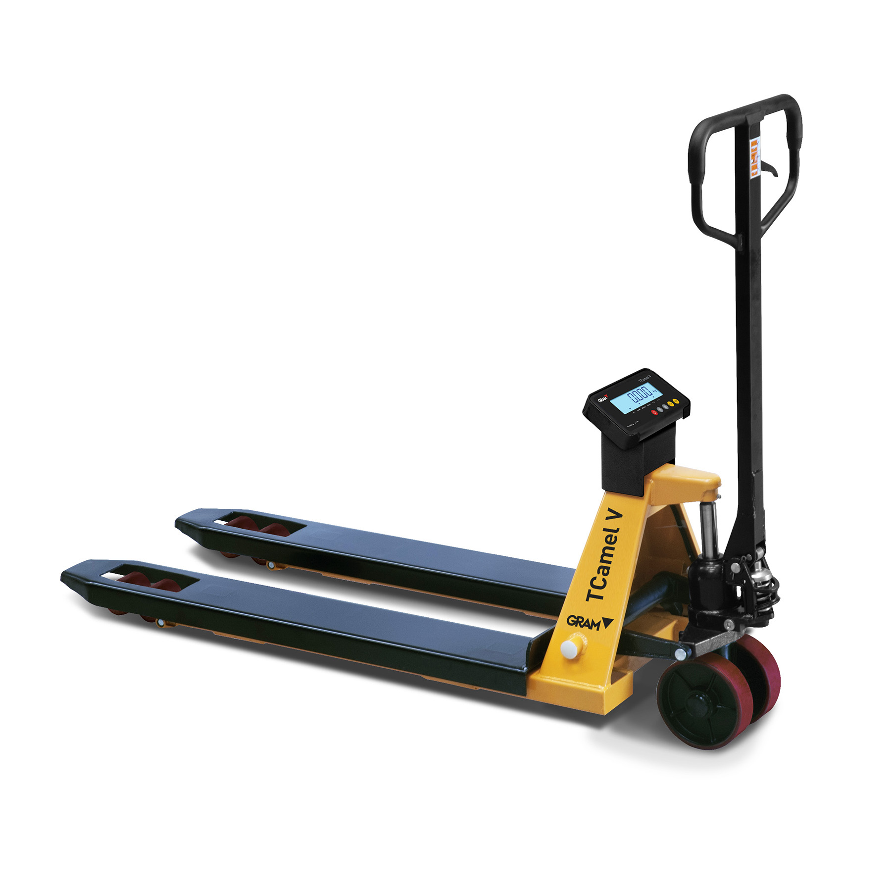 Portable Pallet Truck Scale Gram TCamel V | 2000 kg Capacity | Integrated Printer Option