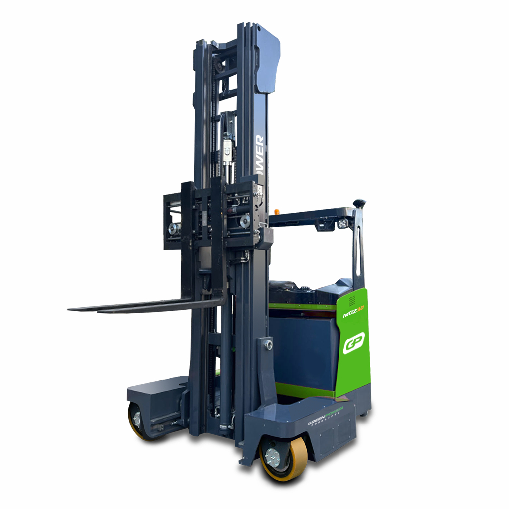 MQZ30 MULTI DIRECTIONAL REACH TRUCK NEW LITHIUM – 7000MM LIFT – (#MMDR-3)